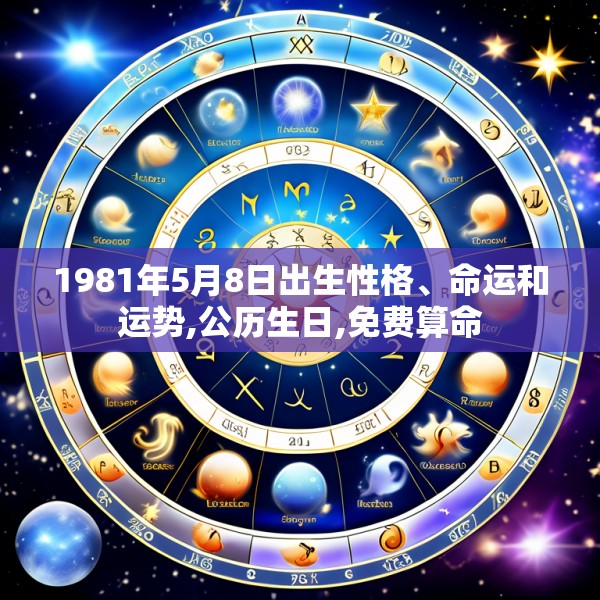 1981年5月8日出生性格、命运和运势,公历生日,免费算命