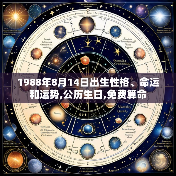 1988年8月14日出生性格、命运和运势,公历生日,免费算命