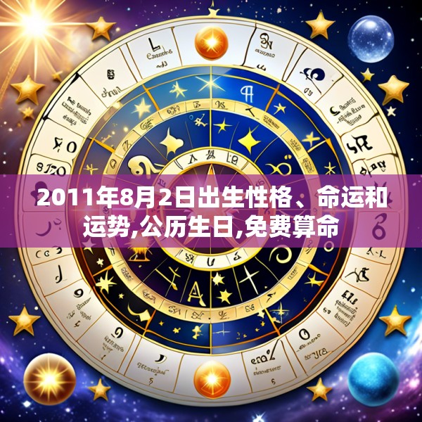 2011年8月2日出生性格、命运和运势,公历生日,免费算命