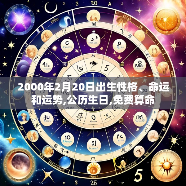 2000年2月20日出生性格、命运和运势,公历生日,免费算命
