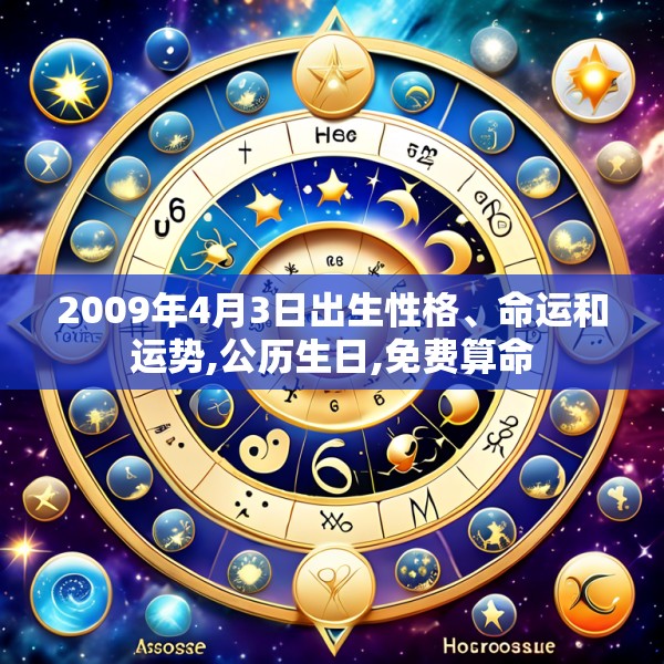 2009年4月3日出生性格、命运和运势,公历生日,免费算命
