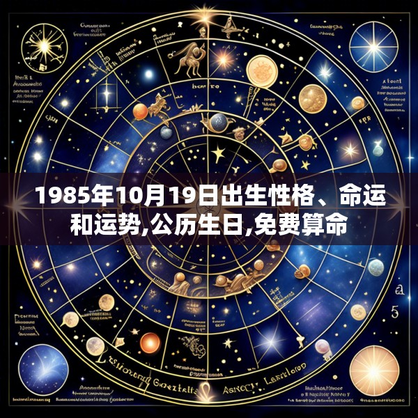 1985年10月19日出生性格、命运和运势,公历生日,免费算命