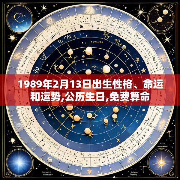 1989年2月13日出生性格、命运和运势,公历生日,免费算命