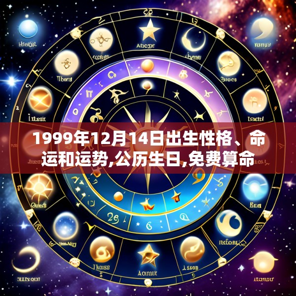 1999年12月14日出生性格、命运和运势,公历生日,免费算命