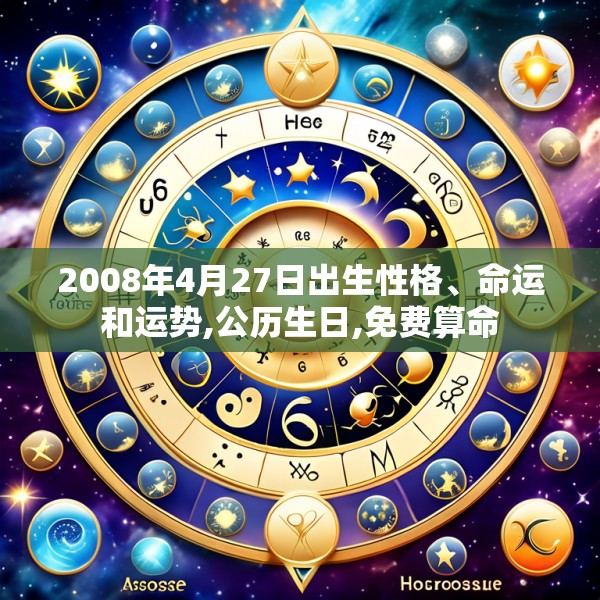 2008年4月27日出生性格、命运和运势,公历生日,免费算命