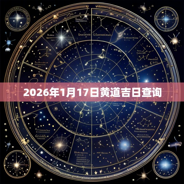 2026年1月17日黄道吉日查询