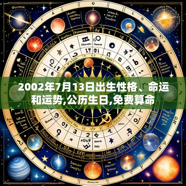 2002年7月13日出生性格、命运和运势,公历生日,免费算命