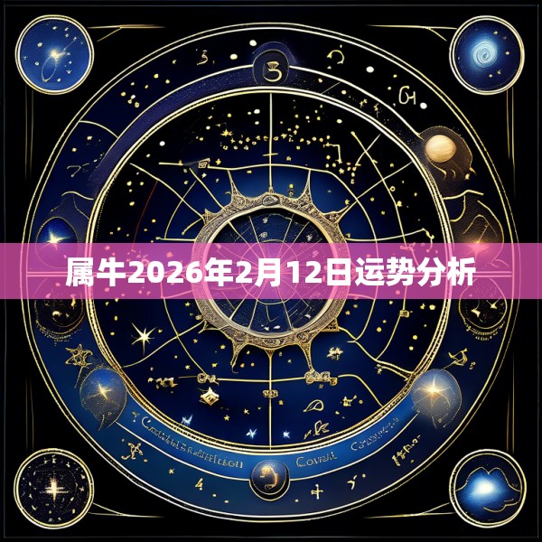 属牛2026年2月12日运势分析