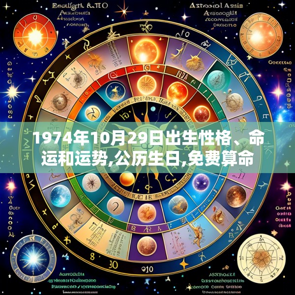 1974年10月29日出生性格、命运和运势,公历生日,免费算命