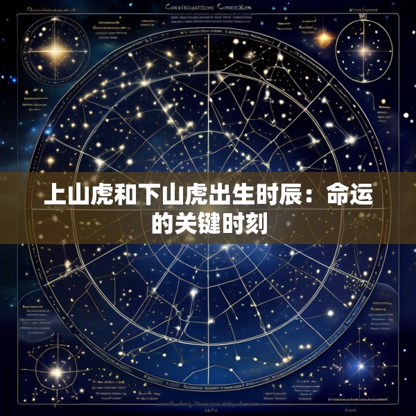 上山虎和下山虎出生时辰:命运的关键时刻