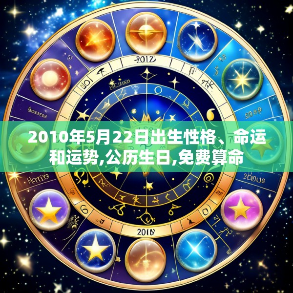 2010年5月22日出生性格、命运和运势,公历生日,免费算命