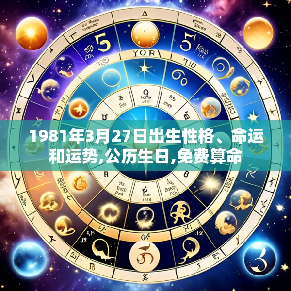 1981年3月27日出生性格、命运和运势,公历生日,免费算命