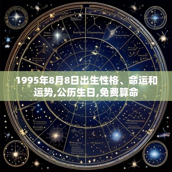 1995年8月8日出生性格、命运和运势,公历生日,免费算命