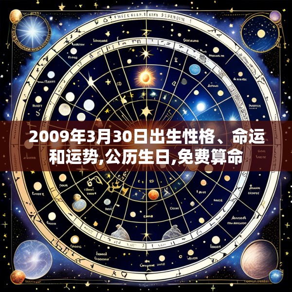 2009年3月30日出生性格、命运和运势,公历生日,免费算命