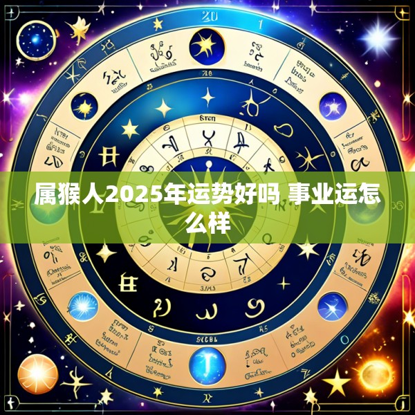 属猴人2025年运势好吗 事业运怎么样
