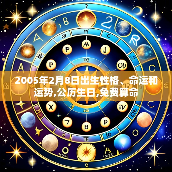 2005年2月8日出生性格、命运和运势,公历生日,免费算命