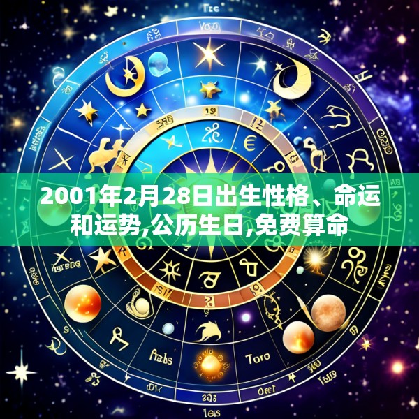 2001年2月28日出生性格、命运和运势,公历生日,免费算命