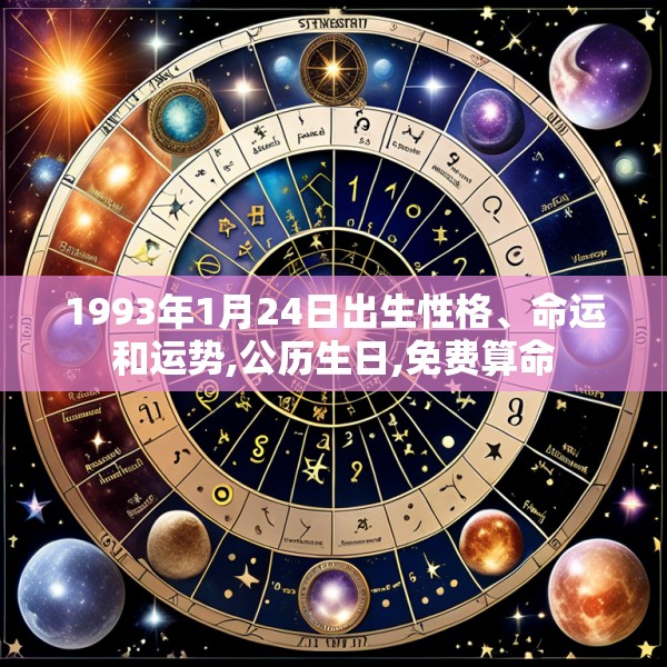 1993年1月24日出生性格、命运和运势,公历生日,免费算命