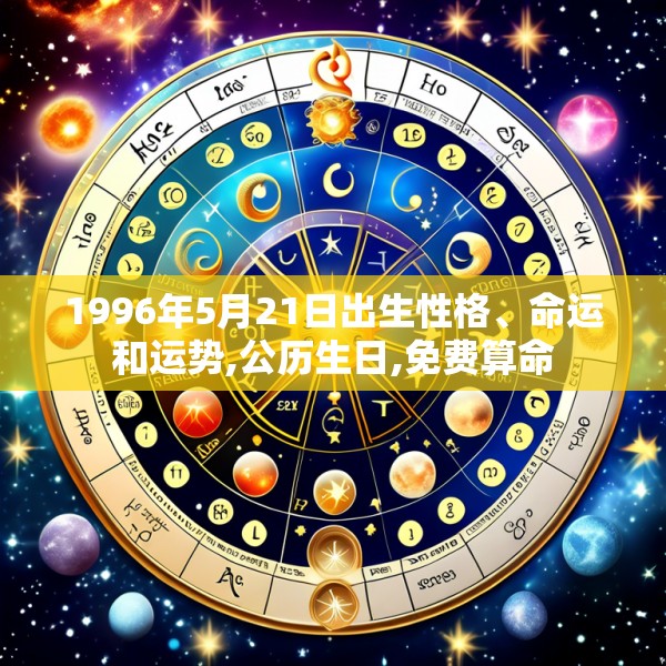 1996年5月21日出生性格、命运和运势,公历生日,免费算命