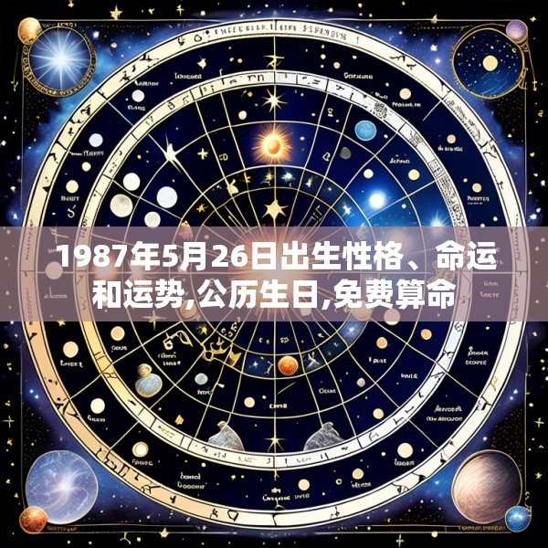 1987年5月26日出生性格、命运和运势,公历生日,免费算命