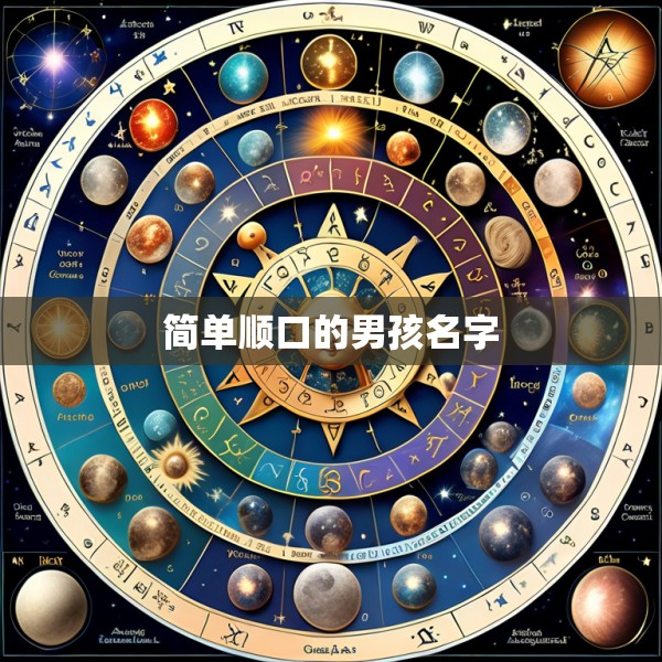 简单顺口的男孩名字
