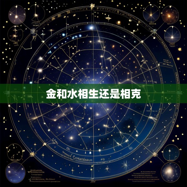 金和水相生还是相克