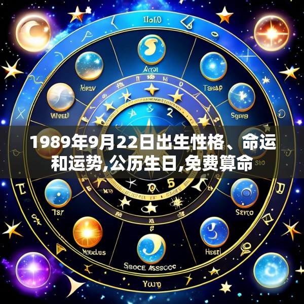 1989年9月22日出生性格、命运和运势,公历生日,免费算命