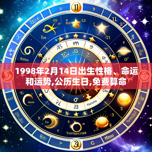 1998年2月14日出生性格、命运和运势,公历生日,免费算命