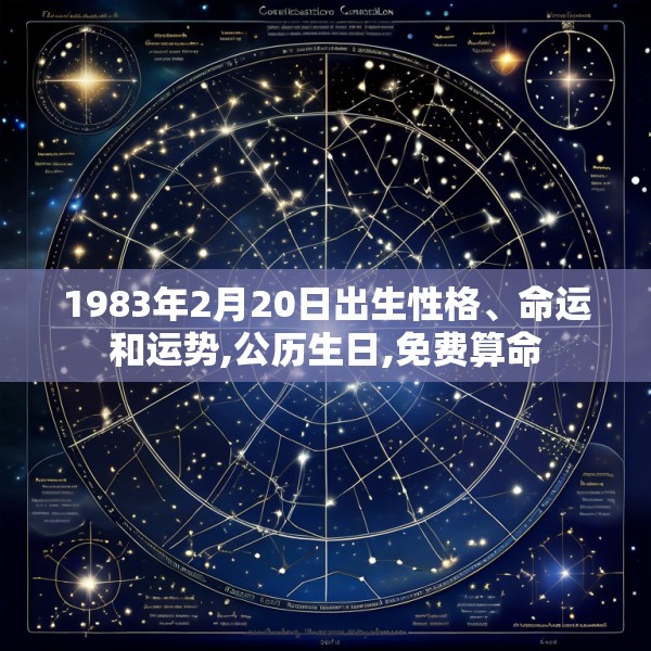 1983年2月20日出生性格、命运和运势,公历生日,免费算命