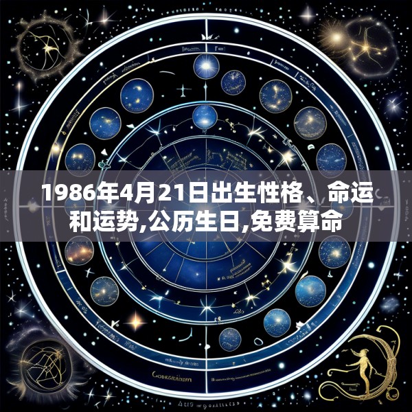 1986年4月21日出生性格、命运和运势,公历生日,免费算命