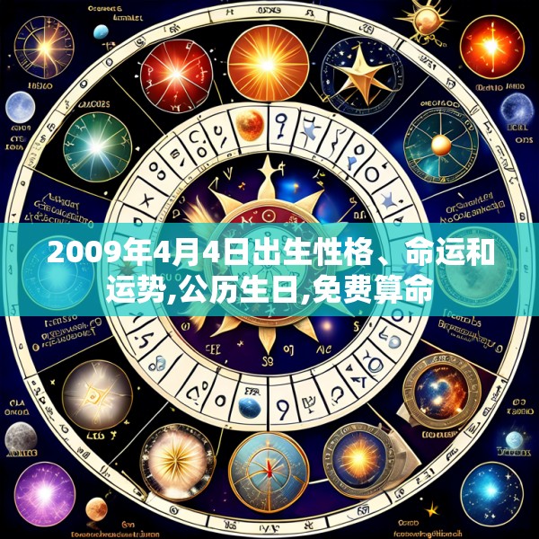 2009年4月4日出生性格、命运和运势,公历生日,免费算命