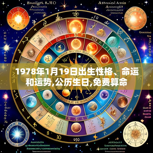 1978年1月19日出生性格、命运和运势,公历生日,免费算命