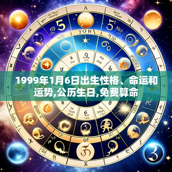 1999年1月6日出生性格、命运和运势,公历生日,免费算命