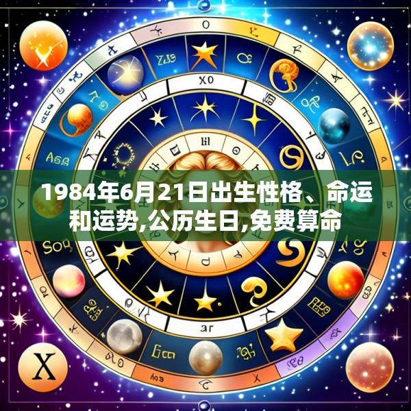 1984年6月21日出生性格、命运和运势,公历生日,免费算命