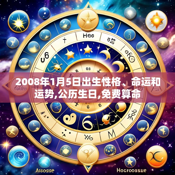 2008年1月5日出生性格、命运和运势,公历生日,免费算命