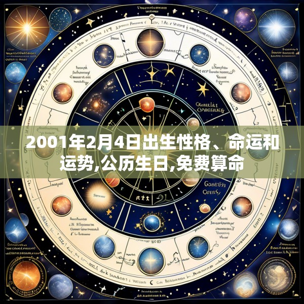 2001年2月4日出生性格、命运和运势,公历生日,免费算命