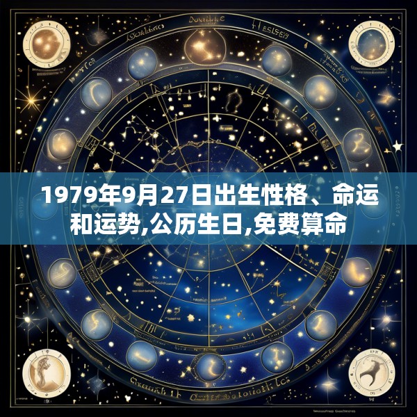 1979年9月27日出生性格、命运和运势,公历生日,免费算命