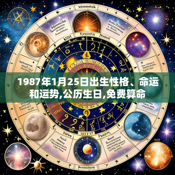 1987年1月25日出生性格、命运和运势,公历生日,免费算命