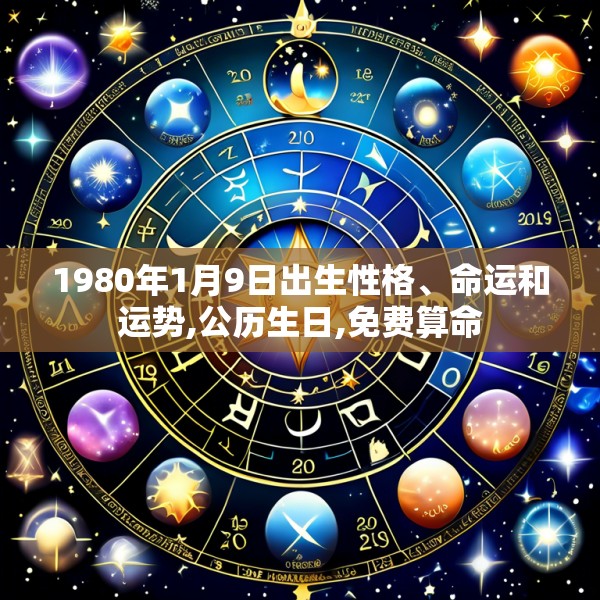 1980年1月9日出生性格、命运和运势,公历生日,免费算命