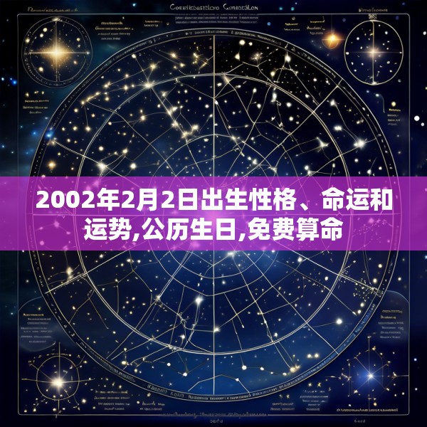 2002年2月2日出生性格、命运和运势,公历生日,免费算命