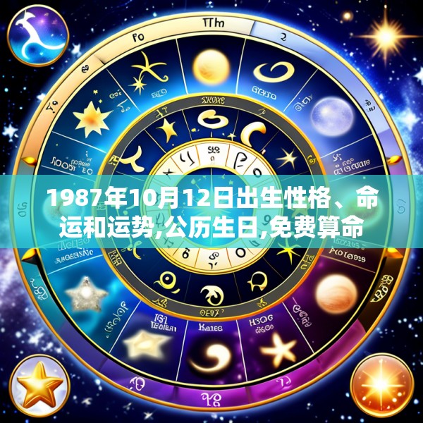 1987年10月12日出生性格、命运和运势,公历生日,免费算命