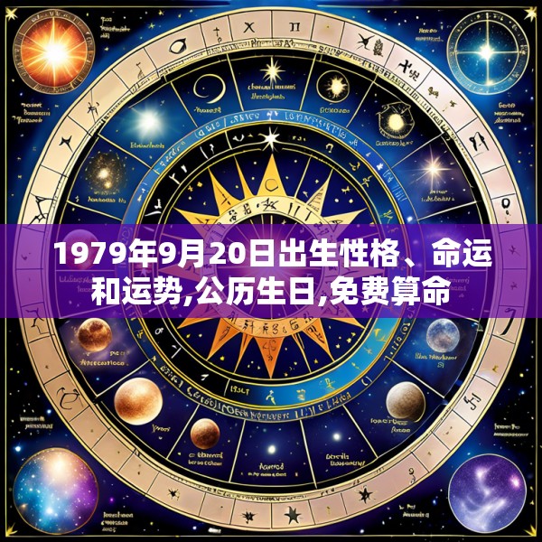1979年9月20日出生性格、命运和运势,公历生日,免费算命