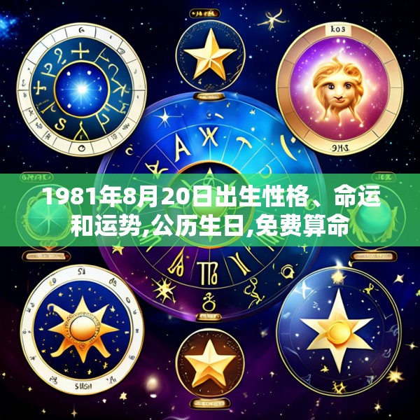 1981年8月20日出生性格、命运和运势,公历生日,免费算命