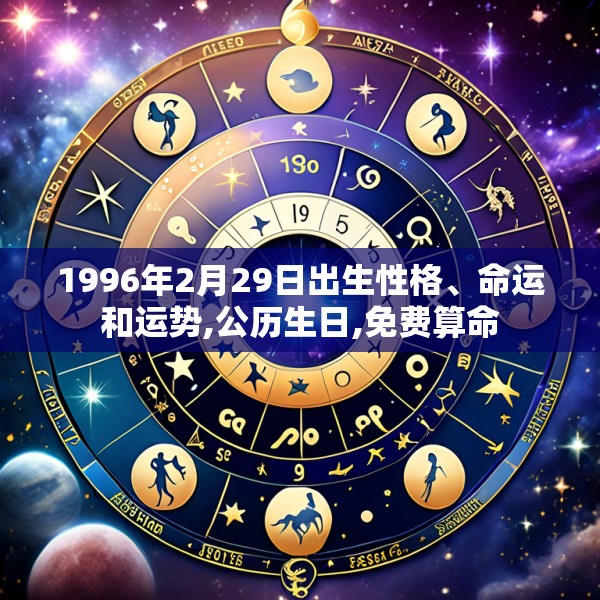 1996年2月29日出生性格、命运和运势,公历生日,免费算命