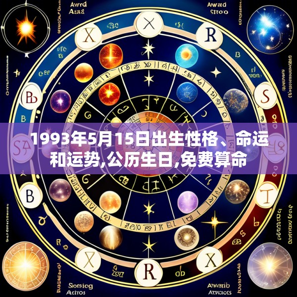 1993年5月15日出生性格、命运和运势,公历生日,免费算命