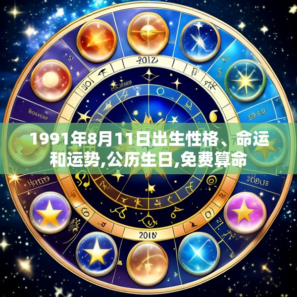 1991年8月11日出生性格、命运和运势,公历生日,免费算命