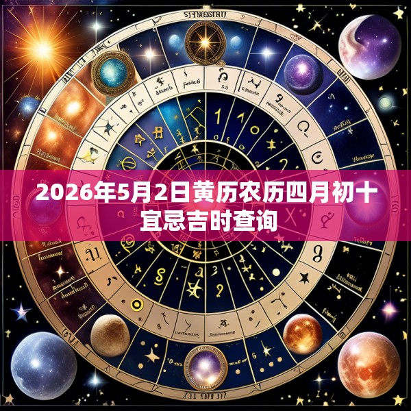 2026年5月2日黄历农历四月初十 宜忌吉时查询
