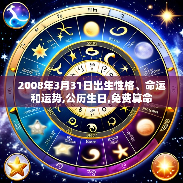 2008年3月31日出生性格、命运和运势,公历生日,免费算命