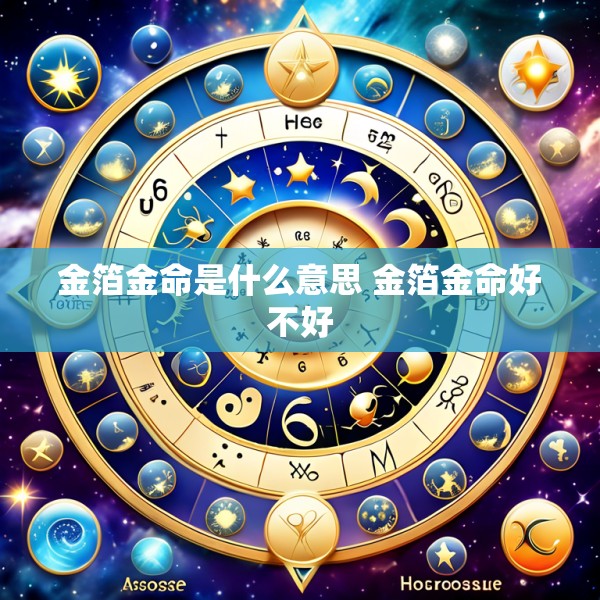 金箔金命是什么意思 金箔金命好不好
