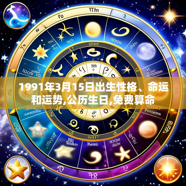 1991年3月15日出生性格、命运和运势,公历生日,免费算命
